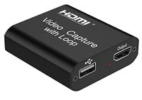 PremiumCord HDMI capture/grabber voor het opnemen van video-/audiosignalen op een computer, resolutie 4K @ 30 Hz, Full HD @ 30 Hz, plug-and-play, HDMI-uitgang