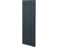 MonsterShop Monster Group BV Ovale kolomradiator - grijs - 1800mm x 600mm - 15 jaar garantie