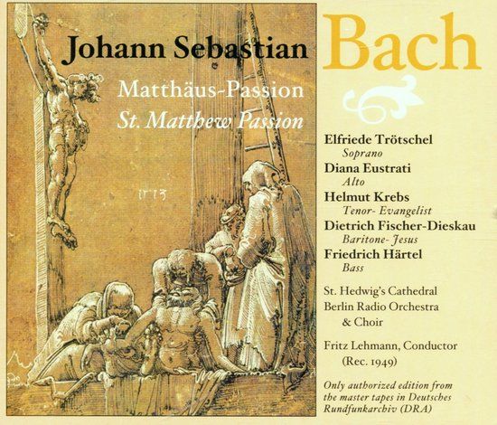 Outhere Dietrich Fischer-Dieskau, Elfriede Trötschel, Berlin Radio Orchestra & Choir - J.S. Bach: Matthäus Passion (3 CD)