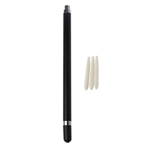 N.B. Capactive Stylus Pen: Vervanging van hoge gevoeligheid Tuch-schermpennen met 3PCS-tips, anti-vingerafdruk, anti-kras, voor universele capacitieve smartphones, tablets en laptops (zwart)