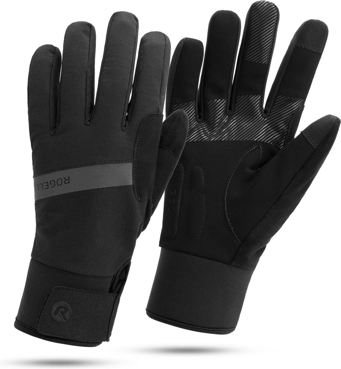 Rogelli Nova Winterhandschoen Heren Zwart - Maat L