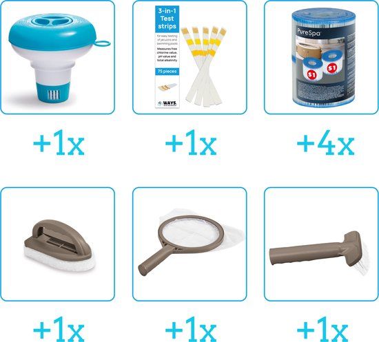 Spa Onderhoudsset - Startersset - 4-delig