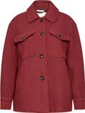 Tommy Hilfiger Herringbone Shacker dameshemdjas met geribde boorden, maat M