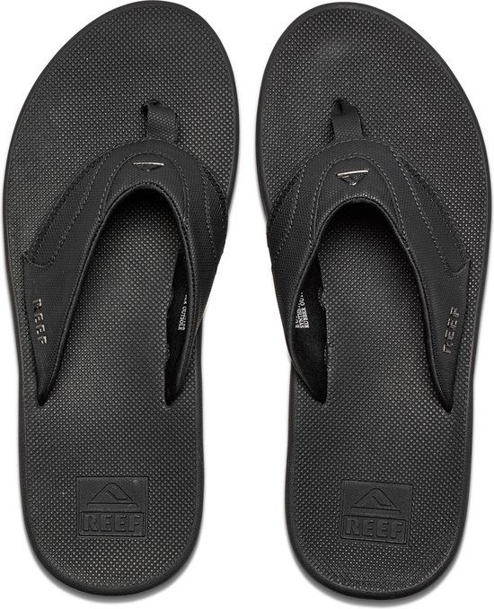 Ree, F. Slippers Heren NNING All Black met esopener - 0881862642153