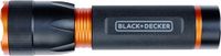 BLACK+DECKER LED Zaklamp 400 Lumen - 10W - 200M Bereik - 3 Lichtstanden: Hoog, Laag, Pulserend - Zwart/Oranje