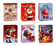TSI Geschenkzakjes Kerstmis serie 7, verpakking van 12, medium