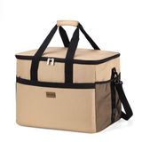 Packaway Sac isotherme isolé 4 couches - Sac de conservation de la chaleur de 40 litres - Beige