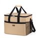 Packaway Sac isotherme isolé 4 couches - Sac de conservation de la chaleur de 40 litres - Beige