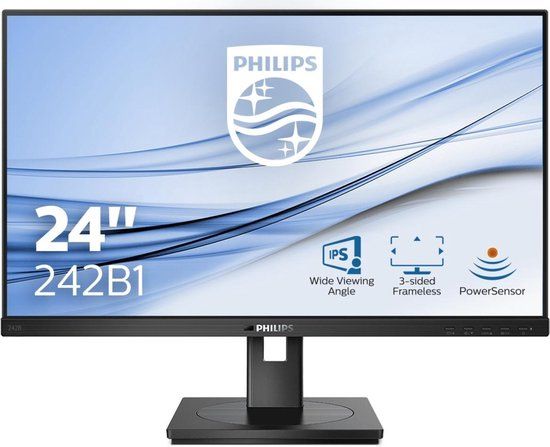 Philips B-Line 242B1 - 24" Monitor - Full HD - IPS - 75Hz - USB Hub