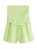 Next Dames Jersey Bandeau Playsuit met Puntige Zoom - Lime Groen