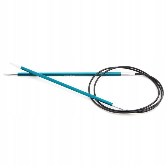 KnitPro Zing Metaaldraadbreinaalden 22,5cm 3,25mm Blauw Metaal