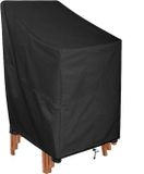 Merkloos Stoelhoezen voor buiten - Waterdichte hoezen - Terrasmeubels beschermen - 210D Oxford stof - 65 x 85 x 114 cm