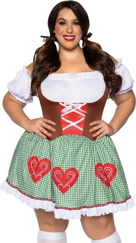Leg Avenue Bavarian Cutie Costume - XL/XXL - Multicoloured