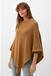 s.Oliver Gebreide Poncho - Camel