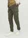 JACK&JONES - JWHACE TUCKER CARGO Pantalon Homme Olive Night Coton Élasthanne 32/30
