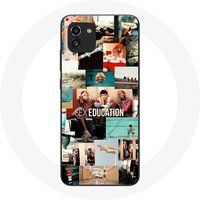 Maniacase Hoesje voor Samsung Galaxy A03 Sex Education Maeve Wiley en Otis Milburn