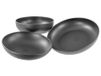 CreaTable Serie Uno Black 3-delige serviesset voor 3 personen