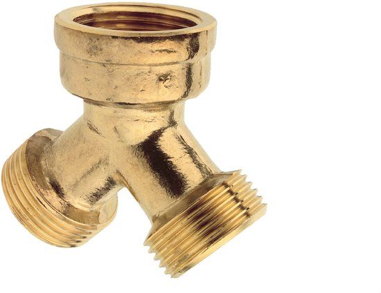 KIRCHHOFF MS Y-fitting, blanco, 3/4"BI x 3/4"BU