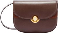 FURLA Leren schoudertas Sfera Crossbody Round Cioccolato donkerbruin