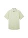 TOM TAILOR Overhemd pastelgroen / zwart / wit