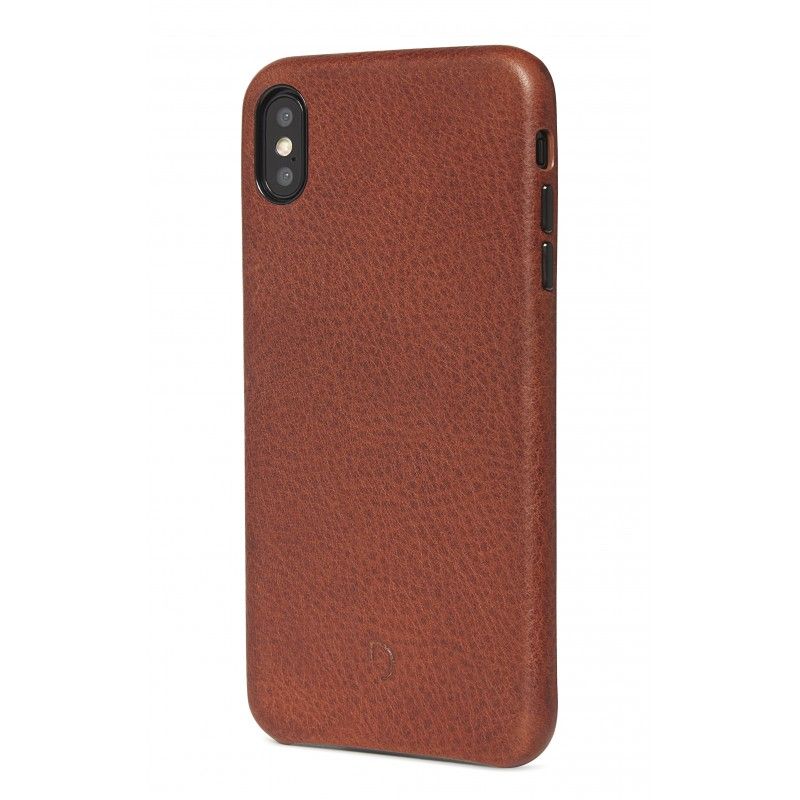 Decoded Panda Decoded D8IPO65BC2CBN Bruin Leren Hoesje voor iPhone Xs Max