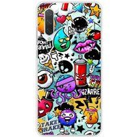 Xiaomi Mi 9 Lite Bedrukt siliconen hoesje Graffiti 2