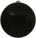 Decoris Kerstbal - Zwart - 20 cm - Kunststof - Glans