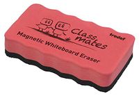 Trodat Whiteboard Spons Rood - Wisser voor magneetborden, handformaat 10,5 x 5,5 x 1,8 cm
