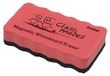 Trodat Whiteboard Spons Rood - Wisser voor magneetborden, handformaat 10,5 x 5,5 x 1,8 cm