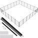 VEVOR Zwembadhek, 1,21 x 21,95 m, zwart