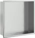 vidaXL Lavabo 32x32x9 cm Acier inoxydable Brossé Argenté