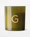 HEMA Bougie En Verre Ø8x9cm Lettre G (vert)