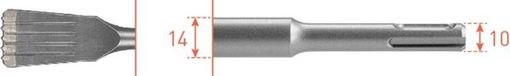 Rotec Patentvoegbeitel sds plus kort model 6mm dikte 32x125