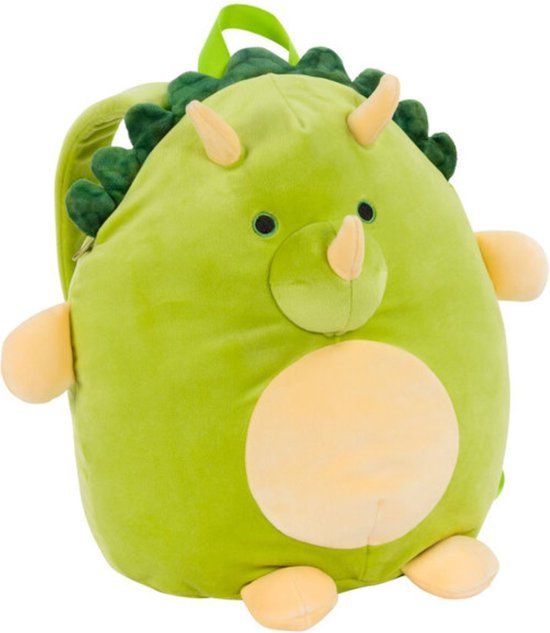 Noxxiez Dino Knuffel Rugzak - Rugtas Dino voor Kinderen