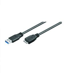 MicroConnect USB 3.0 Kabel - USB A naar Micro USB B - 1m