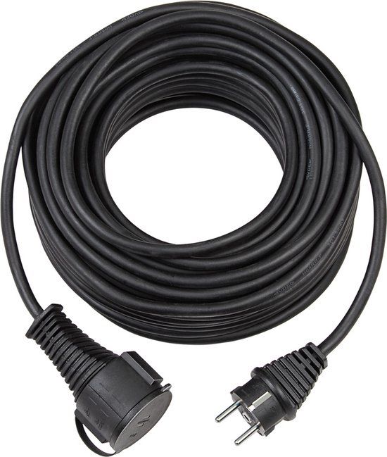 Brennenstuhl BREMAXX® Verlengkabel - 15m - Zwart - IP44