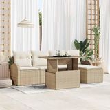 Prolenta Maison Exclusive Tuinbankkussens Beige Polyrotan