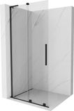 Mexen Velar L paroi de douche coulissante Walk-in 110 x 200 cm, transparent 8 mm, noir