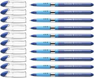 Schneider Slider Basic balpen (cap model met soft-grip-zone en lijndikte F = fijne lijn) 10-pack, blauw