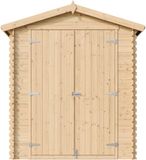 Timbela M367C1+M367G - Houten tuinhuis - 1,98 m² - 136x196xH224 cm - met vloer