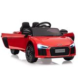 Elektrische auto voor kinderen, 6 V, dubbele motor 25 W X2, dubbele trekking, rood