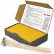 Plaques de cire d'abeille pour la fabrication de bougies - Kit de loisirs créatifs enfants - 10 plaques 20 x 12 cm - Jaune - Fabrication de bougies maison