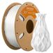 PLA-filament - Filament standard pour imprimantes 3D - 1,75 mm - Bobine de 1 kg - Faible retrait - Convient aux imprimantes 3D FDM et stylos 3D - Blanc