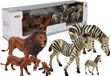 Viking Choice Jouets animaux - set de 7 animaux - lions et zèbres