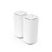 Linksys Velop Pro 6E Mesh WiFi 6E - Tri-band - 2-pack - White