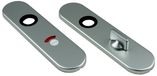 AMI Kroon BV Ami Kortschild - ovaal - 177x44x6,5mm - WC 55/8 - aluminium F-1