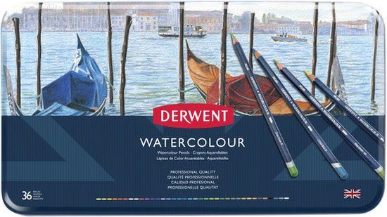 Derwent Watercolour Kleurpotloden 36 stuks - Multicolor