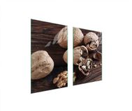 TMK ArtDeko Snijplank Glas 65x52 cm couleur noyer
