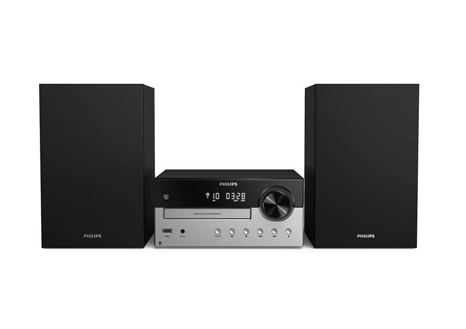 Philips TAM4205 - Micro Hi-Fi System - Black/Silver