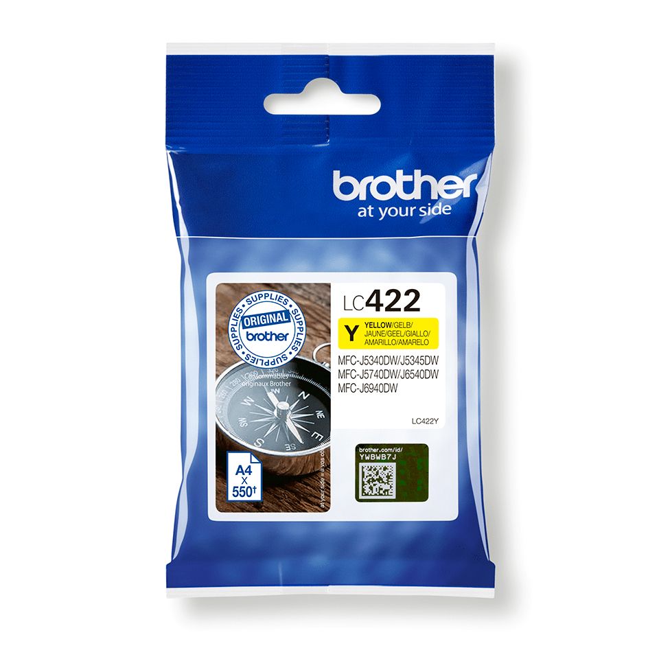 Brother LC-422Y - Geel - Inktcartridge